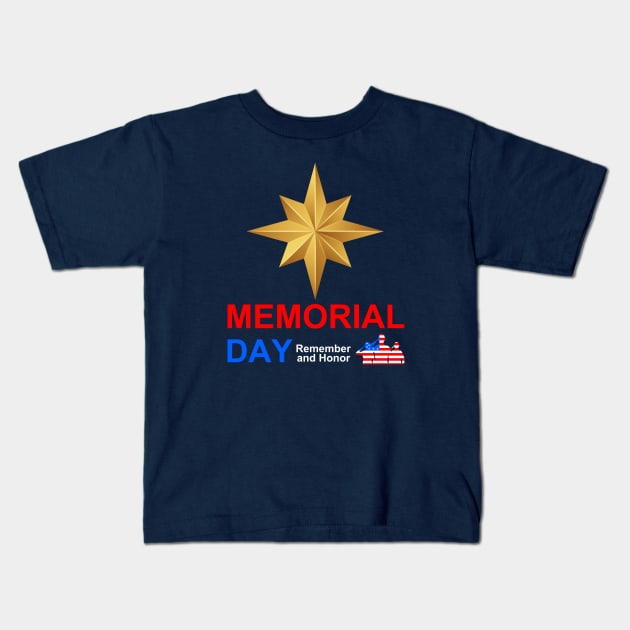 Memorial Day Kids T-Shirt by Xtian Dela ✅